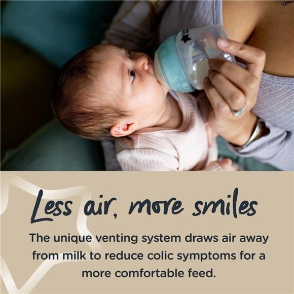 Advanced Anti-Colic Newborn Baby Bottle Feeding Gift Set,Heat Sensing Technology - Picture 3 of 6